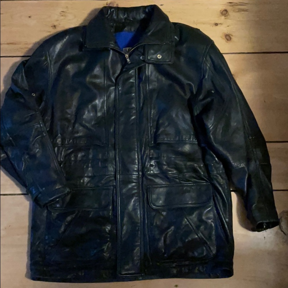 Men’s Maxima Leather coat super soft